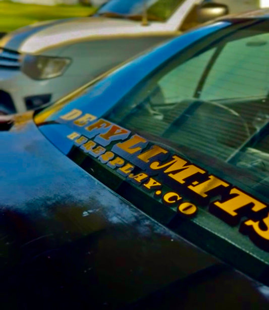 Defy Limits H2P.co Sticker (GOLD)